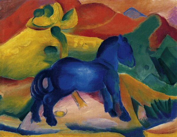 Petit cheval bleu – Franz Marc Franz Marc 85x75