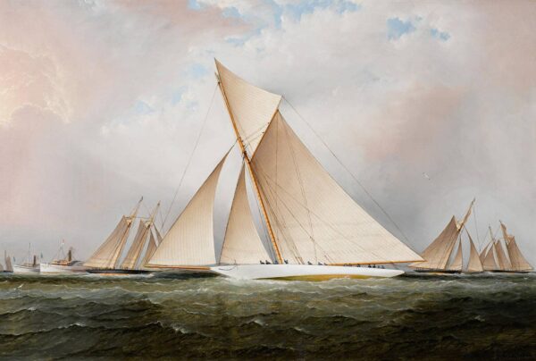 Le yacht de l’America’s Cup Vigilant – James E. Buttersworth James E. Buttersworth 105x70