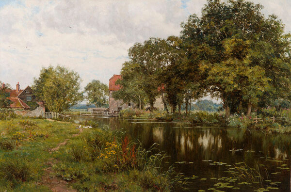 Moulin à eau dans le Surrey – Edward Wilkins Waite Edward Wilkins Waite 105x70