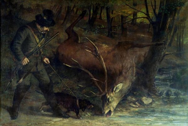 La mort du cerf – Gustave Courbet Gustave Courbet 105x70