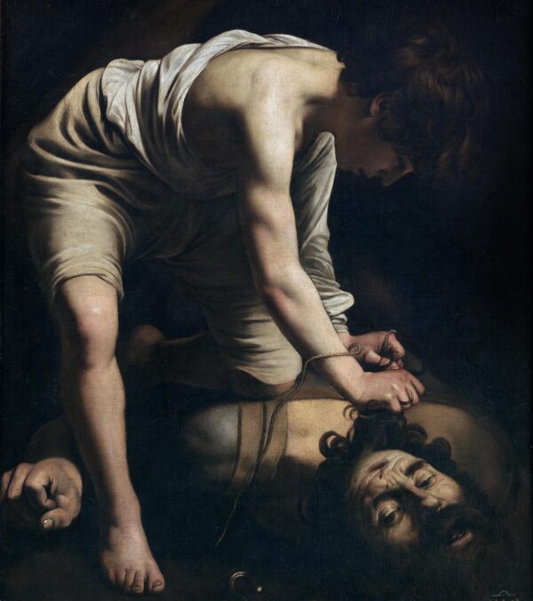 David et Goliath – Caravage Le Caravage 70x70