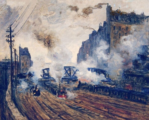 La Tranchée des Batignolles – Claude Monet Claude Monet 85x75