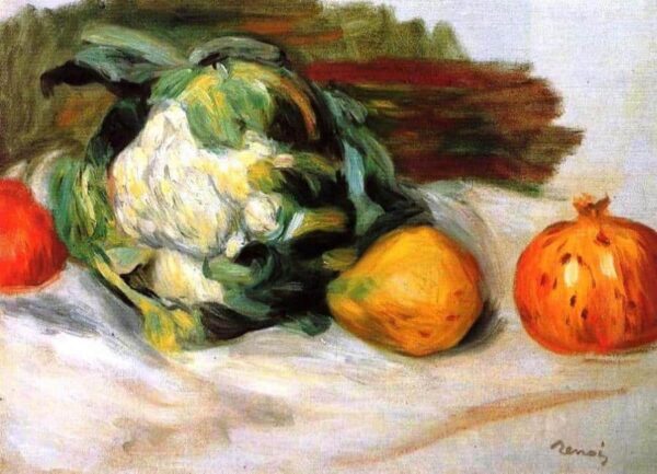 Chou-fleur et grenades – Pierre-Auguste Renoir Pierre-Auguste Renoir 105x70