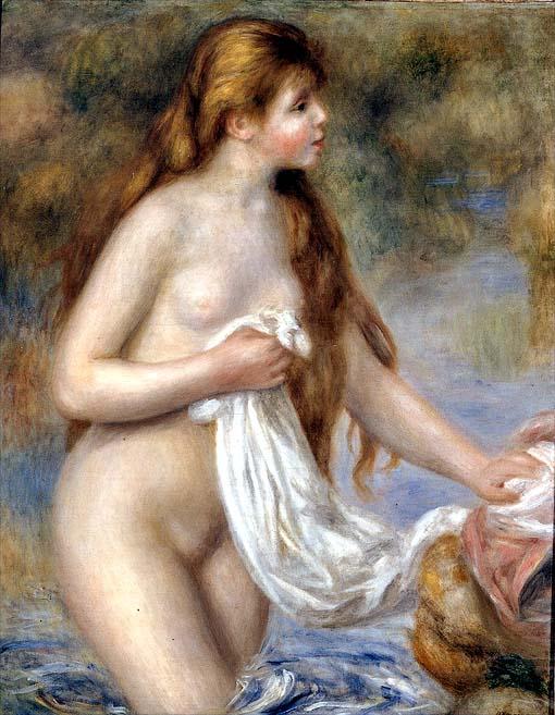 Baigneur aux cheveux longs – Pierre-Auguste Renoir Pierre-Auguste Renoir 70x85