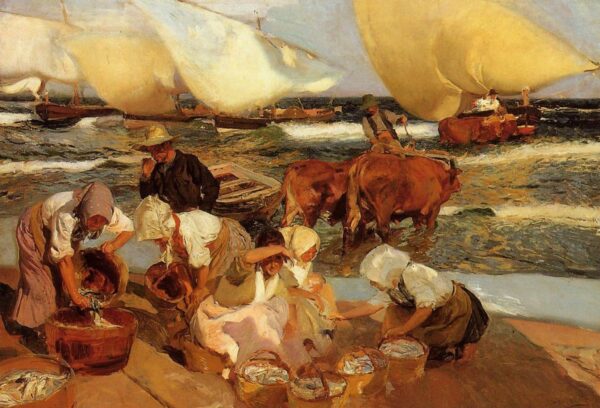 Plage à valence – Sorolla Joaquín Sorolla 105x70