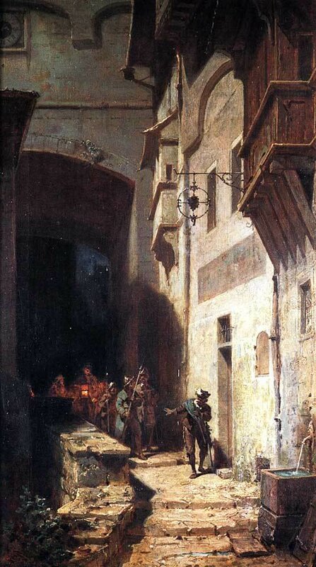 La garde de foule – Carl Spitzweg Carl Spitzweg 70x120