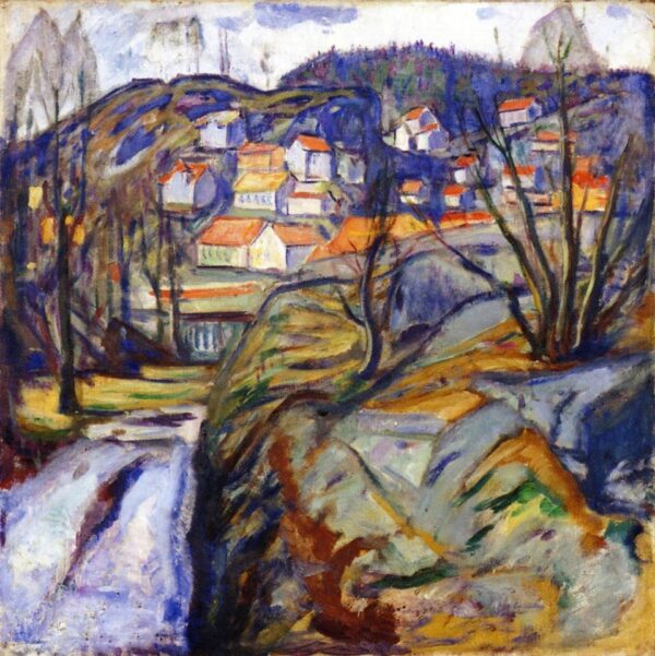 Printemps à Kragero – Edvard Munch Edvard Munch 70x70