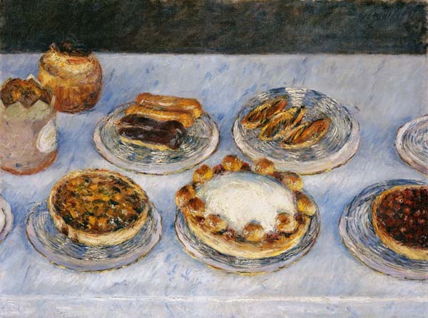 Gâteaux, 1881 – Caillebotte Gustave Caillebotte 85x75