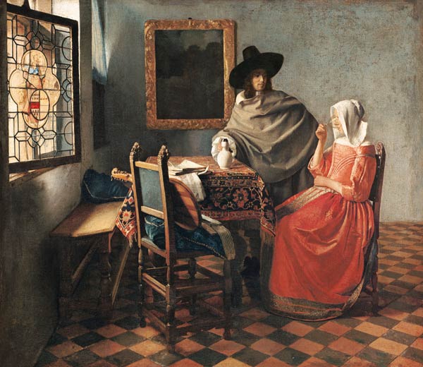 Le Verre de vin – Johannes Vermeer Johannes Vermeer 85x75