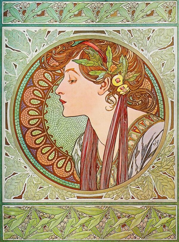 Laurel – Mucha Alphonse Mucha 70x105