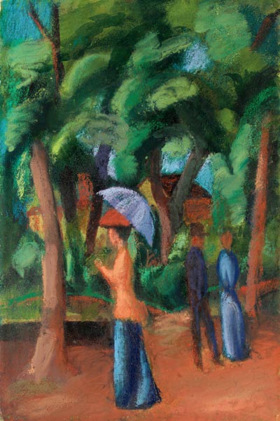 Promenade dans le parc – August Macke August Macke 70x105