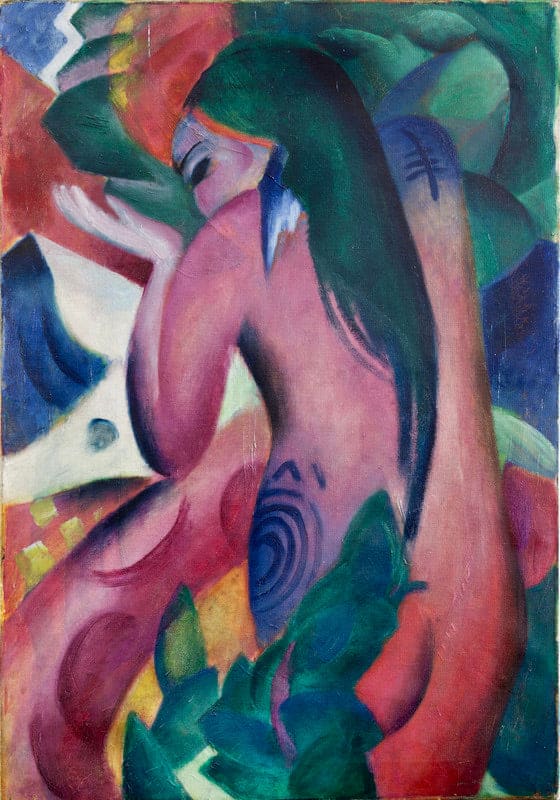 Femme rouge – Franz Marc Franz Marc 70x105