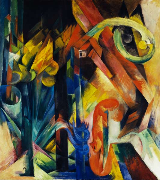 Forêt avec des écureuils – Franz Marc Franz Marc 70x70