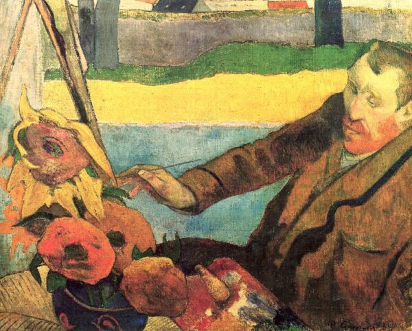 Van Gogh peignant des tournesols – Paul Gauguin Paul Gauguin 85x75