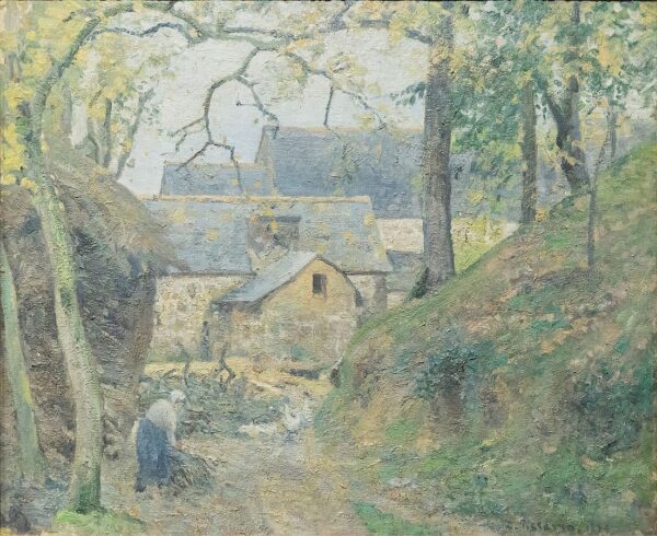 La ferme à Montfoucault – Camille Pissarro Camille Pissarro 85x75