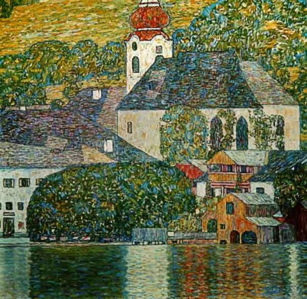 L’église de St Wolfgang – Gustav Klimt Gustav Klimt 70x70