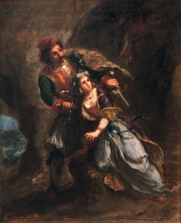 La mariée d’Abydos – Eugène Delacroix Eugène Delacroix 70x85