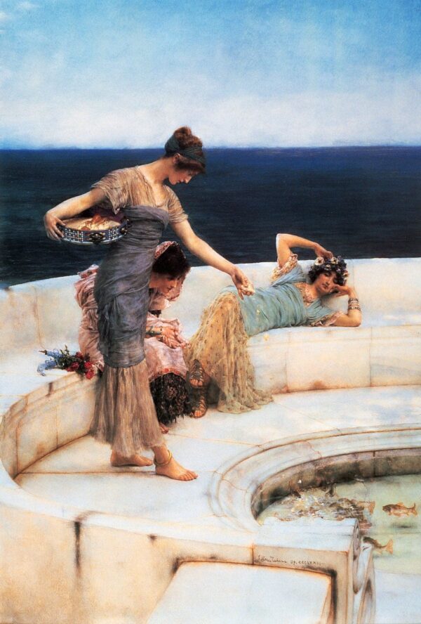 Favoris en argent – Lawrence Alma-Tadema Lawrence Alma-Tadema 70x105