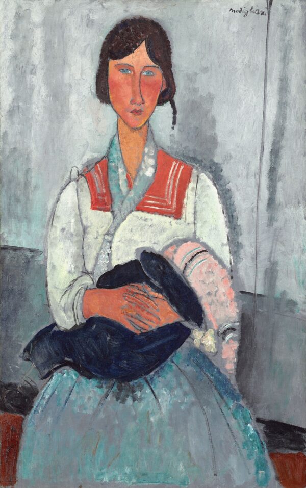 Femme gitane avec un bébé – Amedeo Modigliani Amedeo Modigliani 70x105