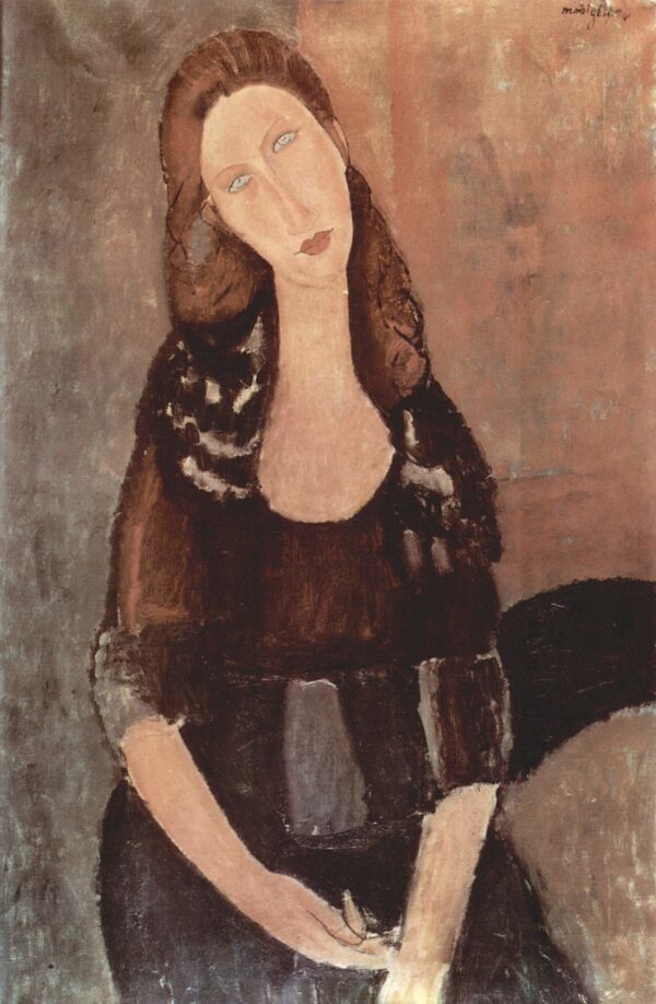 Portrait de Jeanne Hébuterne – Amedeo Modigliani Amedeo Modigliani 70x105