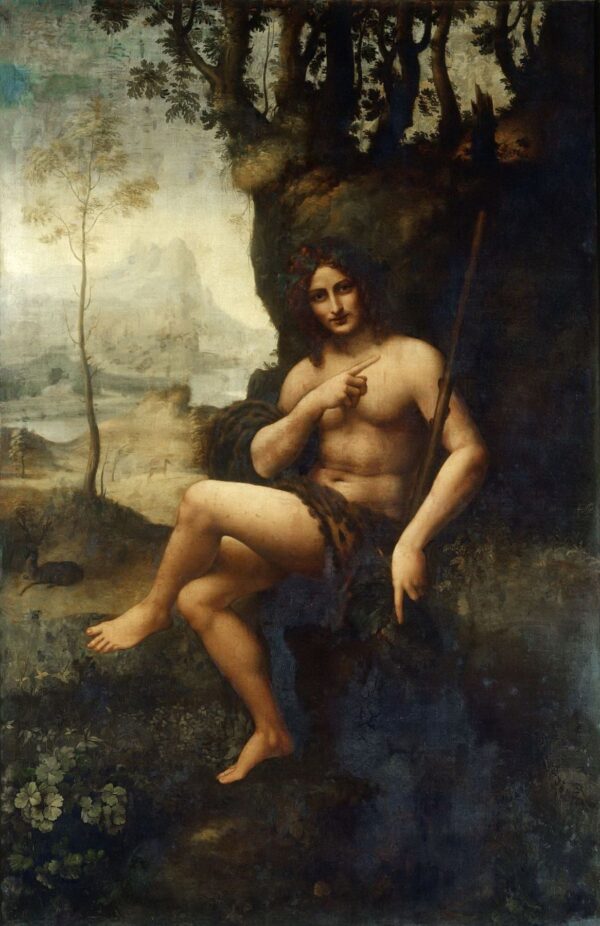 Bacchus ou Saint Jean Baptiste – Léonard de Vinci Léonard de Vinci 70x105