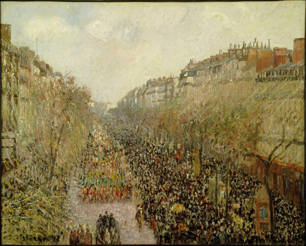 Boulevard Montmartre mardi gras – Camille Pissarro Camille Pissarro 85x75