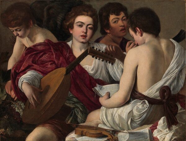 Les Musiciens – Caravage Le Caravage 85x75