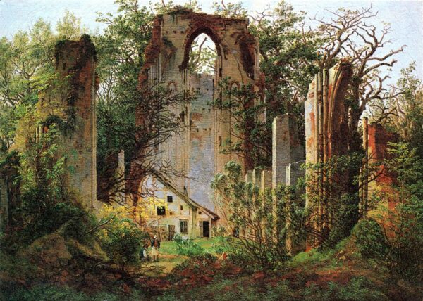 Les Ruines d’Eldena – Caspar David Friedrich Caspar David Friedrich 105x70