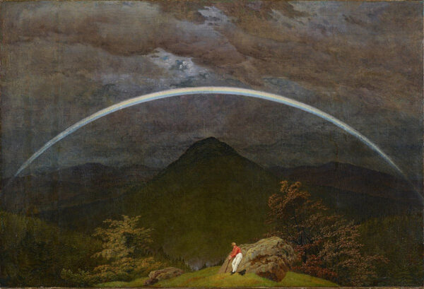 Paysage de montagne avec arc-en-ciel – Caspar David Friedrich Caspar David Friedrich 105x70