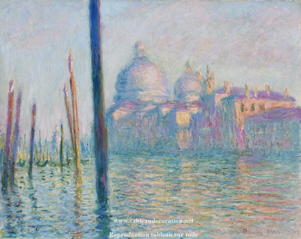 Le Grand Canal – Tableau Monet Venise Claude Monet 85x75