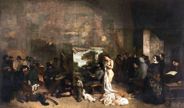 L’Atelier du peintre – Gustave Courbet Gustave Courbet 120x70