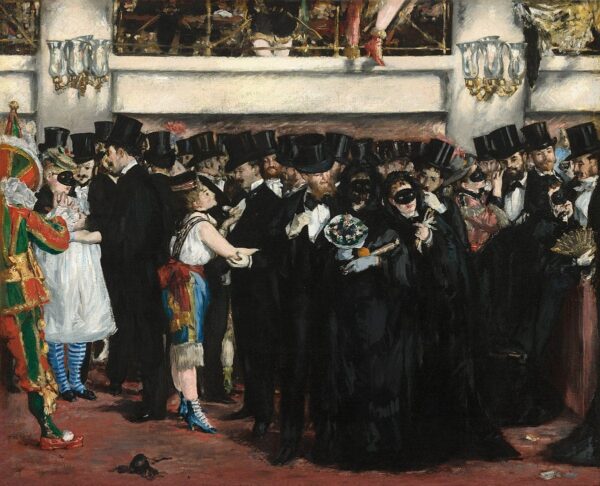 Bal masqué à l’opéra – Edouard Manet Édouard Manet 85x75