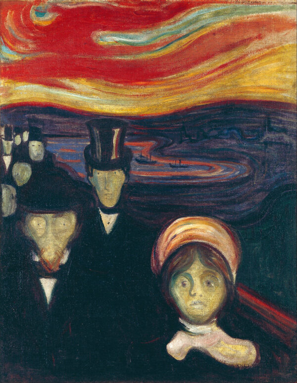 Anxiété – Edvard Munch Edvard Munch 70x85