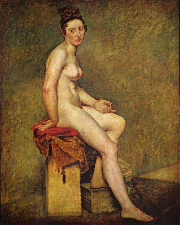 Mademoiselle Rose (Nu assis) – Eugène Delacroix Eugène Delacroix 70x85