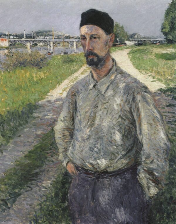 Portrait d’Eugène Lamy – Caillebotte Gustave Caillebotte 70x85