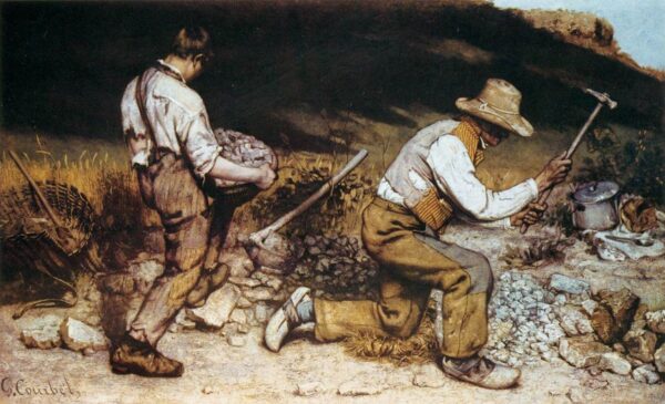 Les Casseurs de pierres – Gustave Courbet Gustave Courbet 105x70