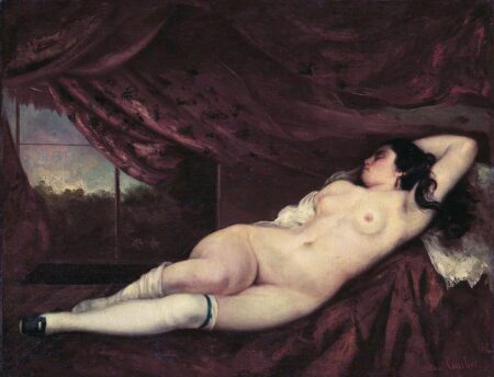 Femme nue couchée – Gustave Courbet Gustave Courbet