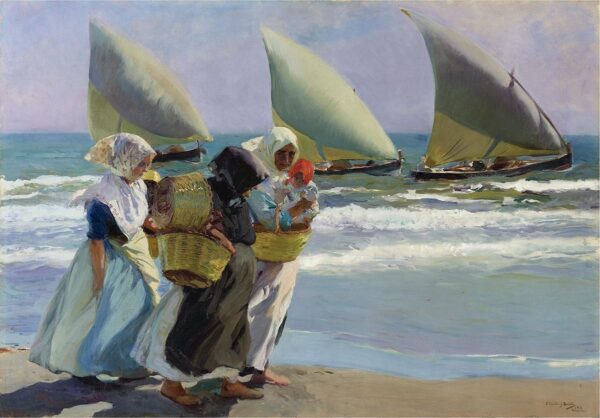 Les trois voiles – Sorolla Joaquín Sorolla 105x70