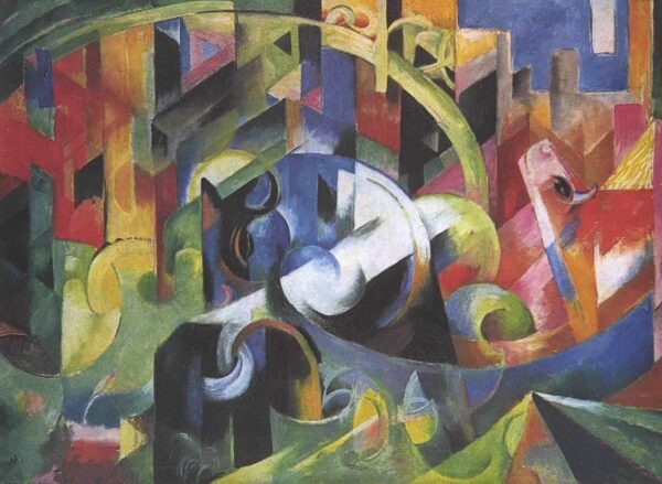 Le bétail I – Franz Marc Franz Marc 105x70