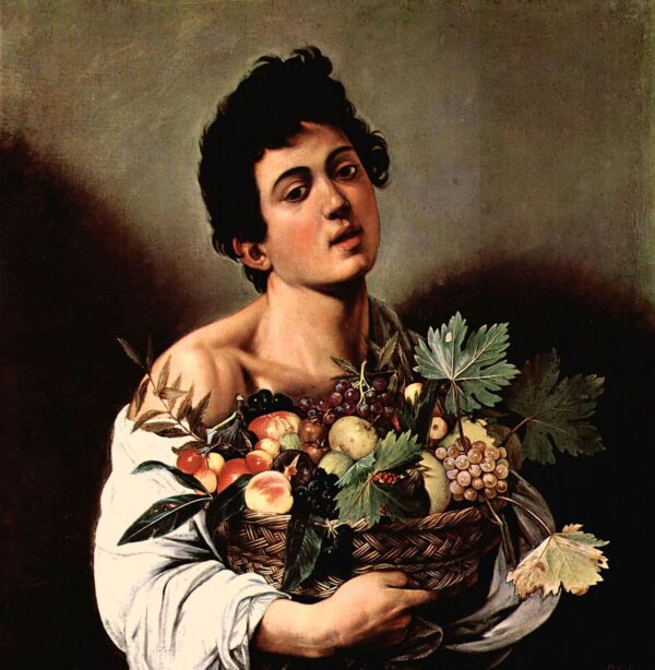 Garçon avec un panier de fruits – Caravage Le Caravage 70x70