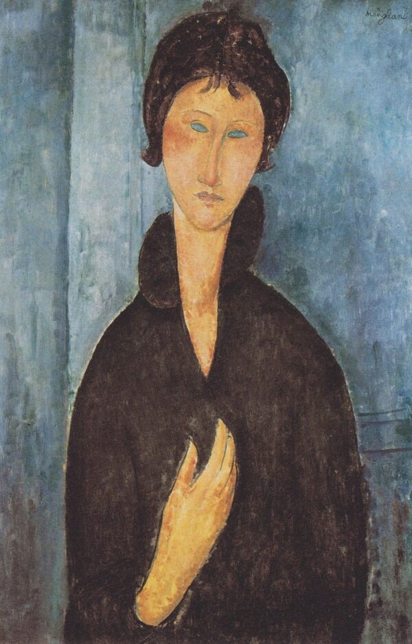 Femme aux yeux bleus – Amedeo Modigliani Amedeo Modigliani 70x105