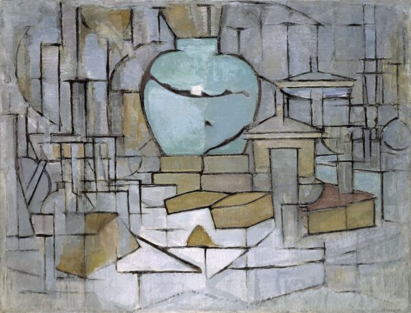 Nature morte au pot de gingembre II – Mondrian Piet Mondrian 85x75