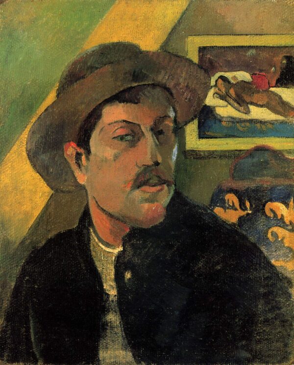 Autoportrait au chapeau – Paul Gauguin Paul Gauguin 70x85