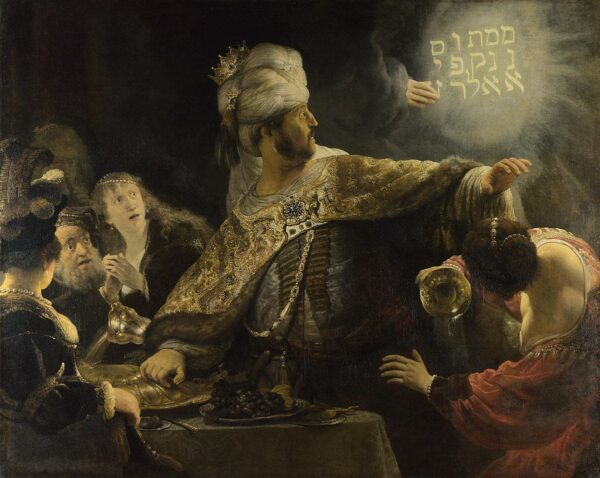 Le Festin de Balthazar – Rembrandt van Rijn Rembrandt van Rijn 85x75