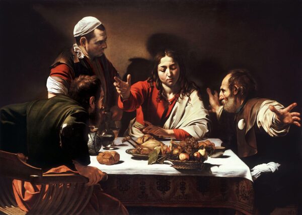 Le Souper à Emmaüs – Caravage Le Caravage 105x70