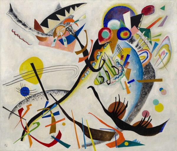 Segment bleu – Vassily Kandinsky Vassily Kandinsky 85x75