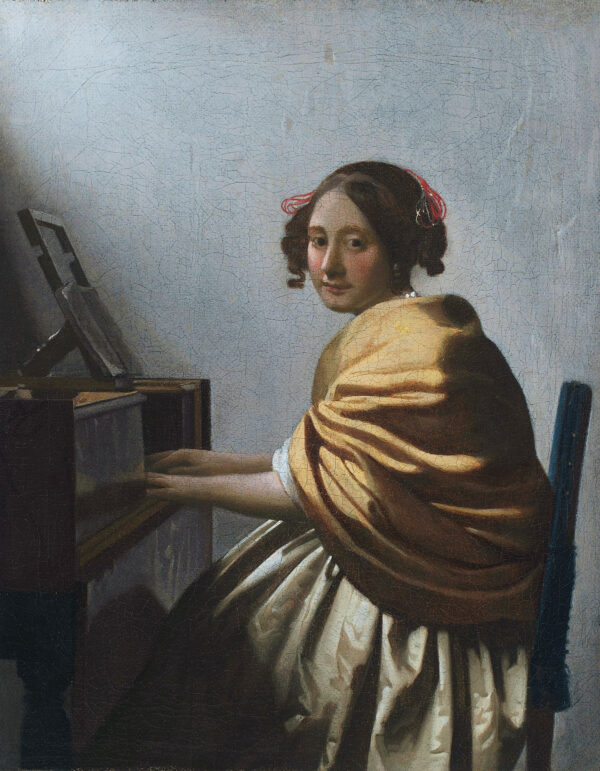 Dame jouant du virginal – Johannes Vermeer Johannes Vermeer 70x85