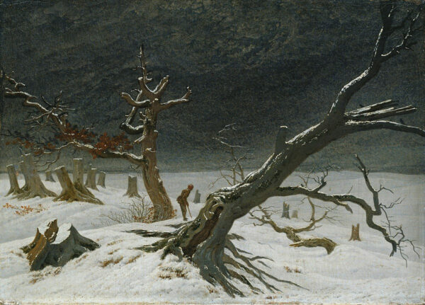 Paysage d’hiver – Caspar David Friedrich Caspar David Friedrich 105x70