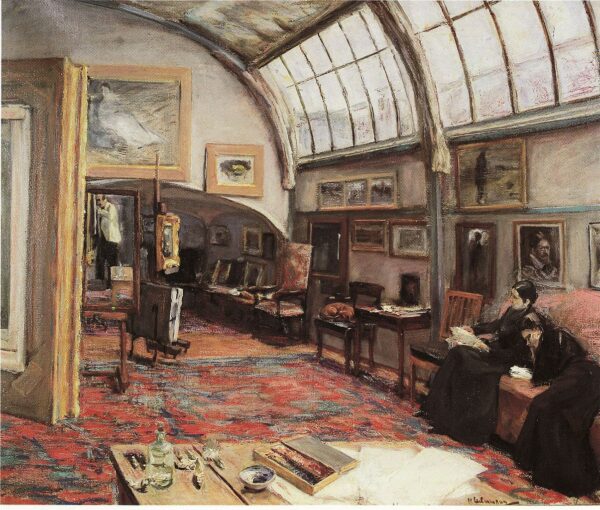 L’atelier de l’artiste – Max Liebermann Max Liebermann 85x75