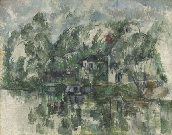 Au bord d’une rivière – Paul Cézanne Paul Cézanne 85x75